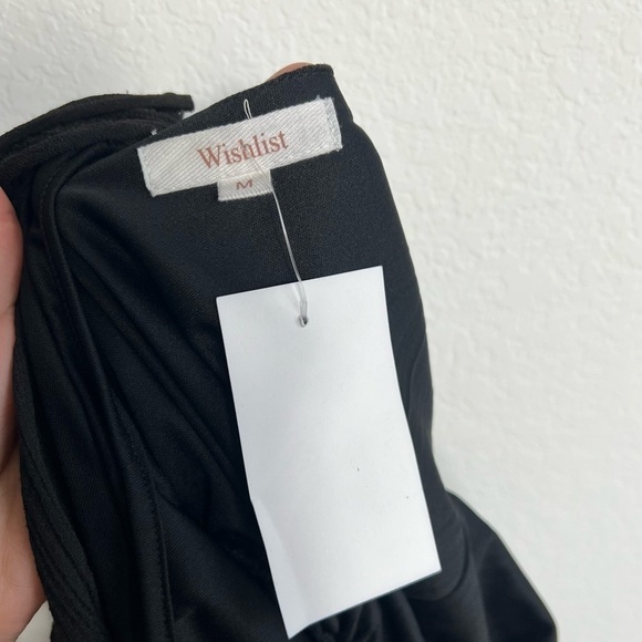 WISHLIST BLACK ADJUSTABLE STRAPS WOMEN ROMPER SIZE MEDIUM BRAND NEW - Picture 2 of 6